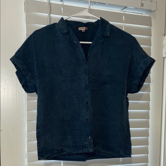 Bensimon Tops - Bensimon Short Sleeve Button Down Shirt